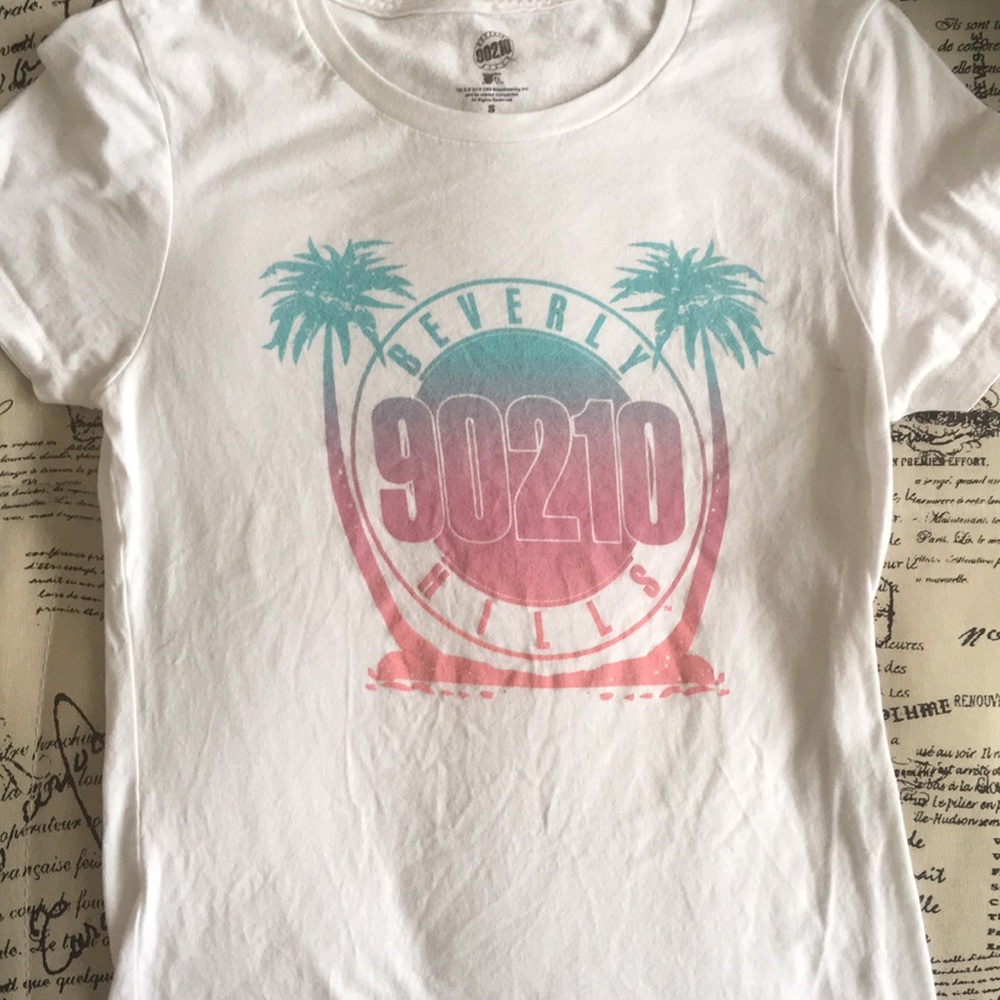 Beverly Hills 90210 Small White Shirt 90s